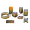 Guidecraft PowerClix® Natural Frames Magnetic Building Set
